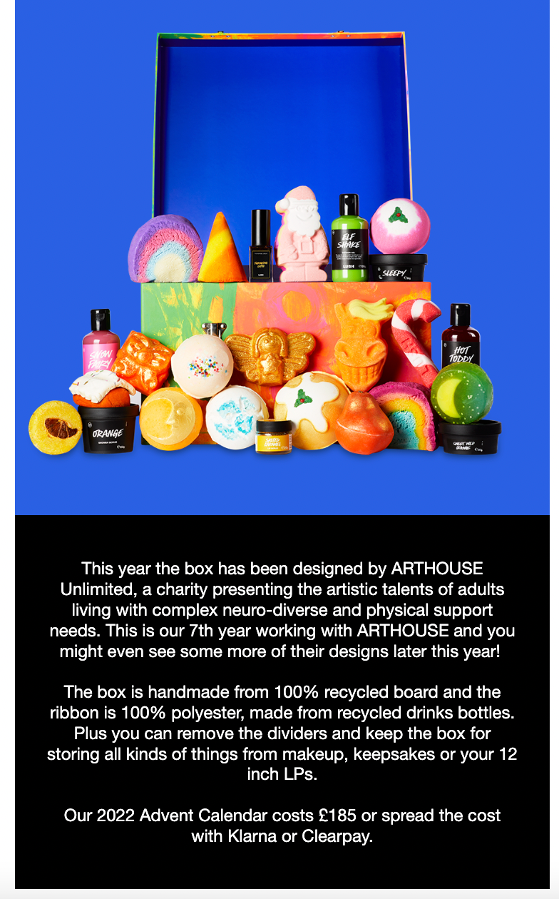 Lush Email Example 3